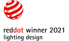Reddot winner 2021 logo - lighting design